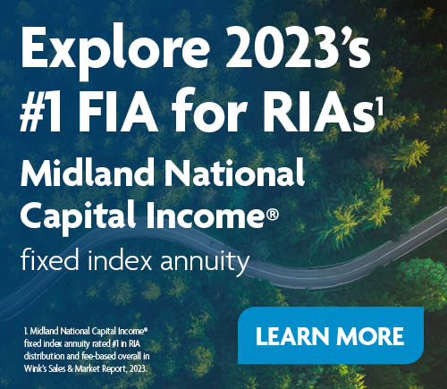 Explore 2023's #1 FIA for RIAs. Midland National Capital Income fixed index annuity. Learn more.