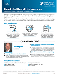 American Heart Month flyer
