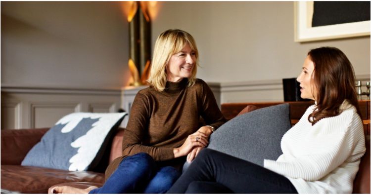 A woman discusses her estate with her adult daughter