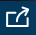 White share icon with arrow inside a rectangle pointing to the right.
