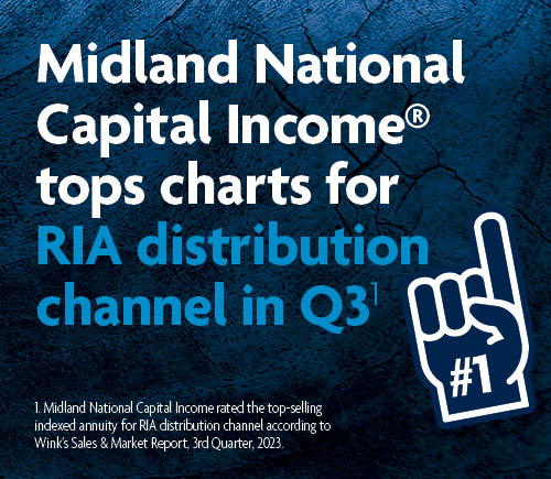 Midland National Capital Income<sup>®</sup> tops the charts for RIA distribution channel in Q3