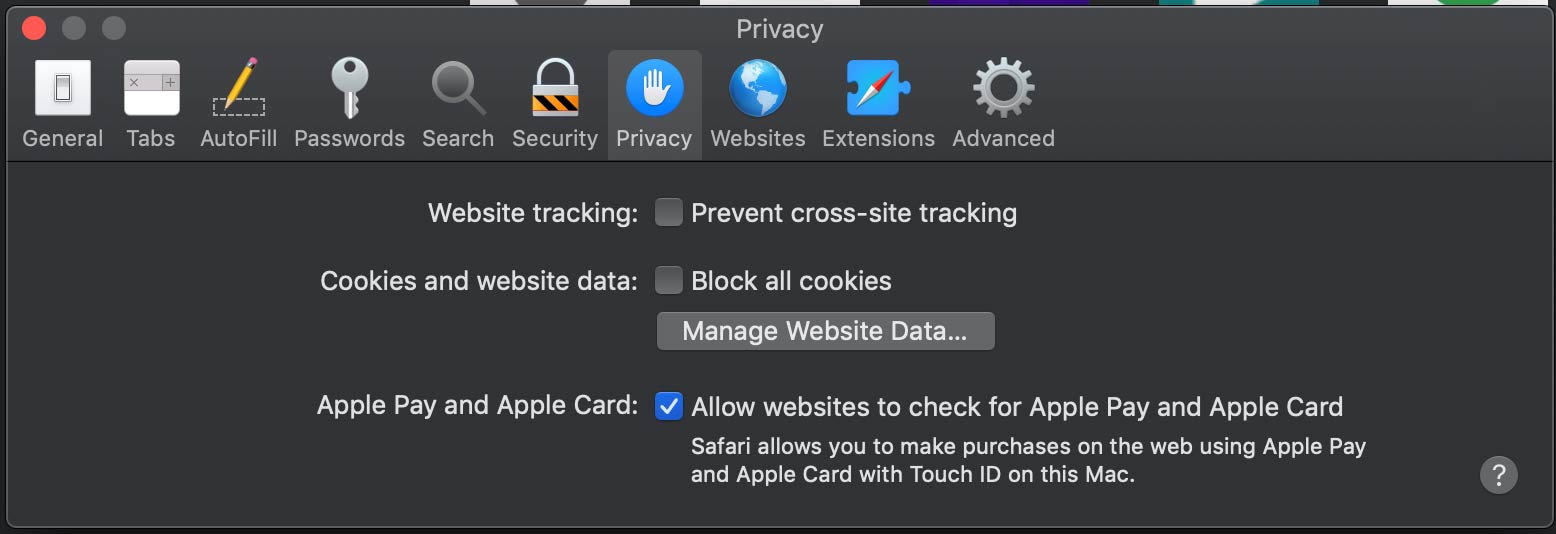 Mac os allow website to check apple pay 