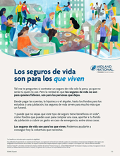 Life Insurance for Anyone Who Lives Spanish Flyer