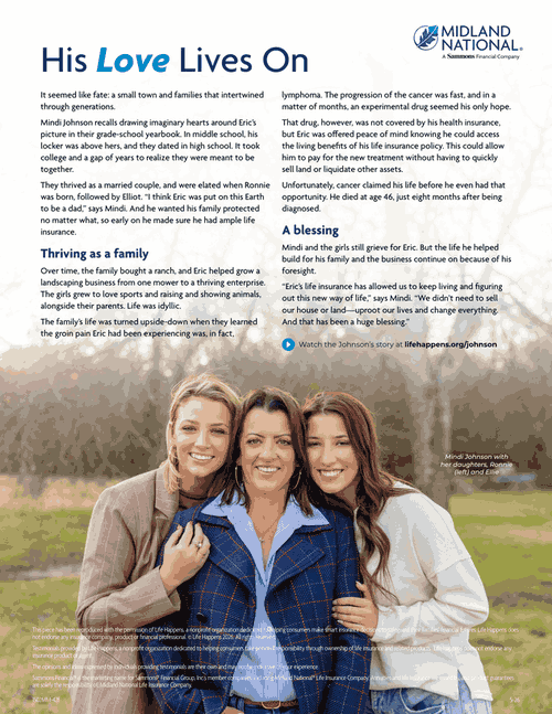 Johnson family flyer