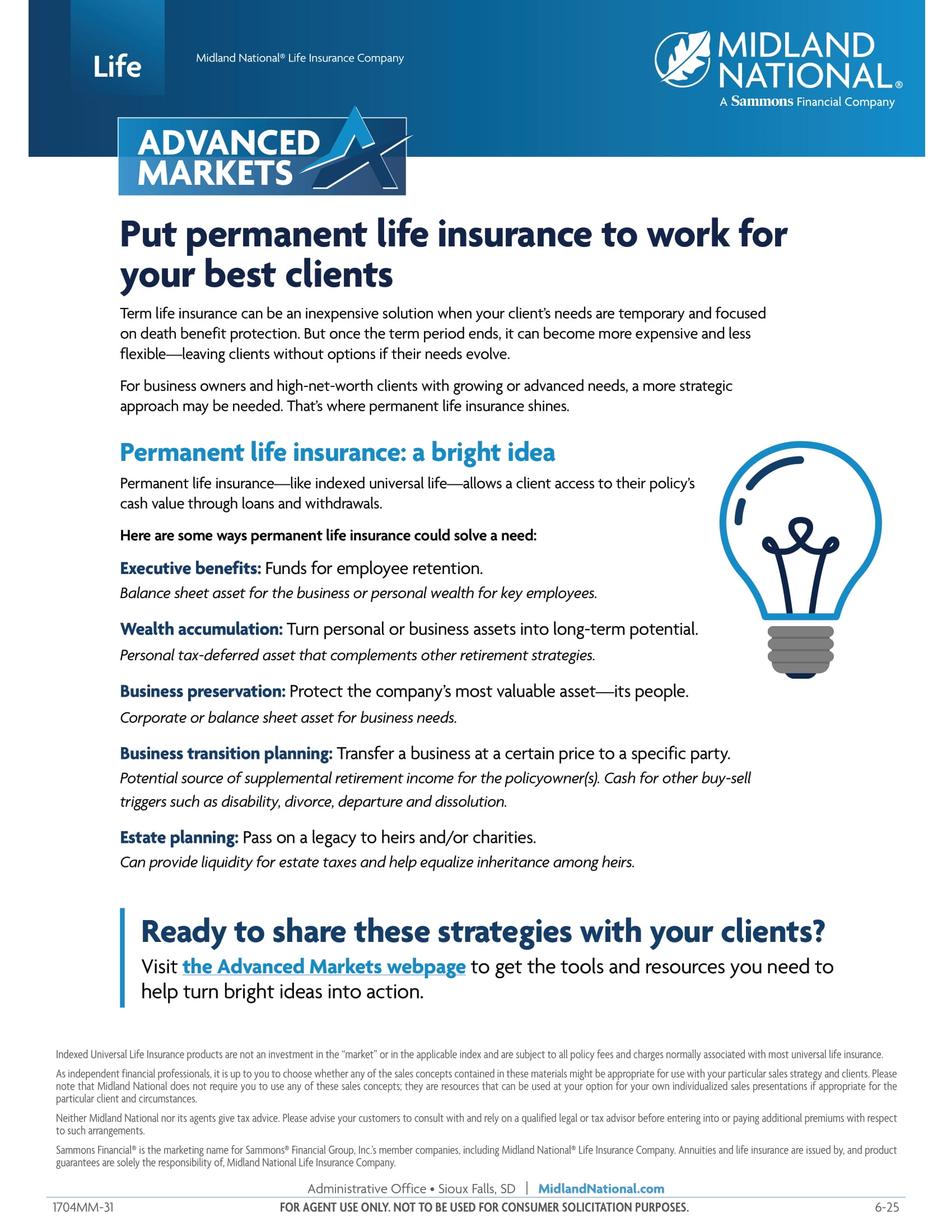 Permanent Life Insurance Flyer
