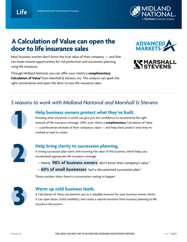 Five Reasons to do a Calculation of Value