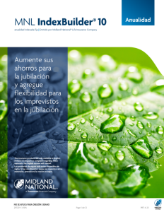 MNL IndexBuilder 10 product brochure - Spanish