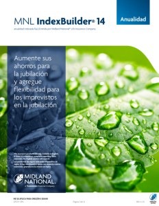 MNL IndexBuilder 14 product brochure - Spanish