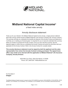 Capital Income disclosure