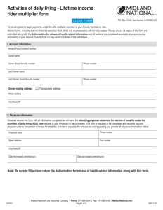 Multiplier election form