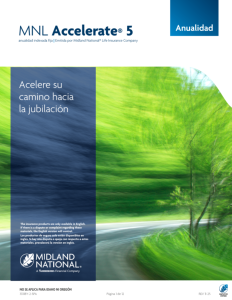 MNL Accelerate 5 product brochure - Spanish