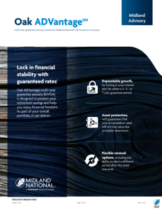 Oak ADVantage client brochure
