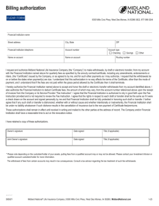 Billing authorization