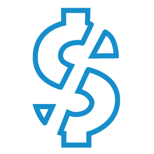 Split Dollar Icon